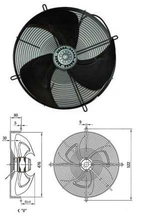 Ventilateur helicoide s6e 450 af 08.01 ebmpapst_0