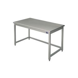 Virtus group Table Inox de Travail sans Etagère et sans Dosseret Gamme 700 mm 2000x700 x700x850mm - 698142216467_0