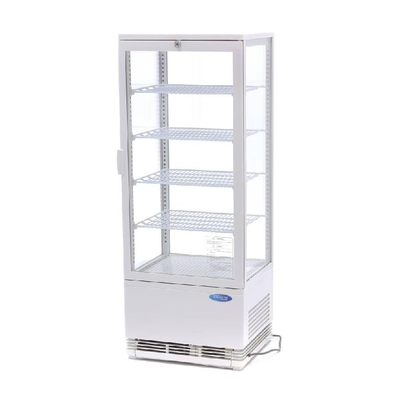 Vitrine réfrigérée positive ventilée - 98 L - Blanche | Maxima_0