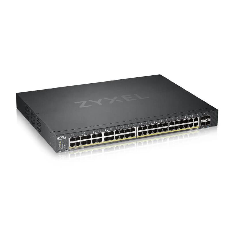 ZyXEL XGS1930-52HP Géré L3 Gigabit Ethernet (10/100/1000) Noir Connexion Ethernet, supportant l'alimentation via ce port (PoE)_0