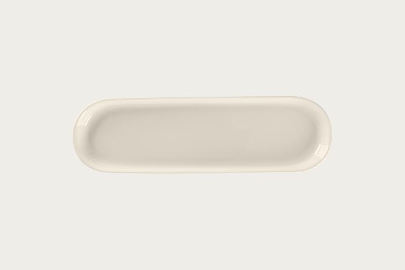 PLAT RECTANGULAIRE IVOIRE PORCELAINE BRAVURA RAK