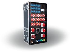 115-00-640 - Coffret de distribution Indu Electric - Avec prises de courant pour rack 19″ et Powerlock 3P+N+PE_0