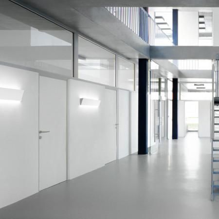 Applique LED SMD 2x16.50W 3000K gris - Aluminium - Lumière directe et indirecte - IP20 - Classe I_0