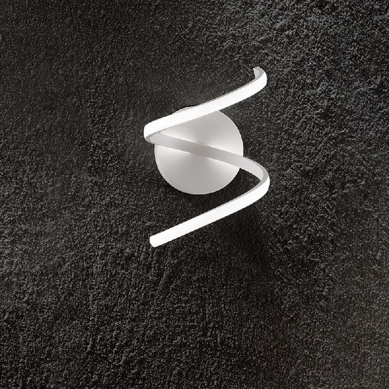 Applique Led Spirale Métal 18W 6395 B Perenz 3000K - blanc 8023559510112_0