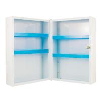 ARMOIRE À PHARMACIE BLANCHE VIDE 1 PORTE DOUBLE