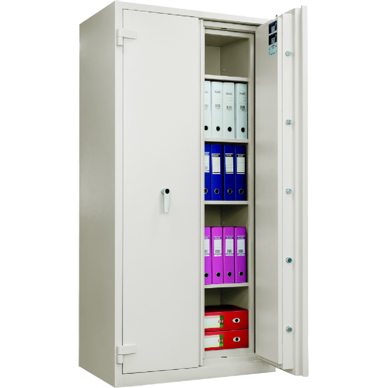 Armoire forte ignifuge papier 60 minutes - Serrure à clé_0