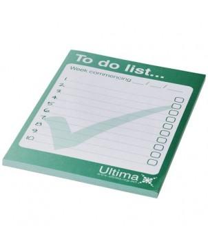BLOC-NOTES DESK-MATE A6 50 FEUILLETS - BLANC - BLOCS-NOTES PUBLICITAIRES