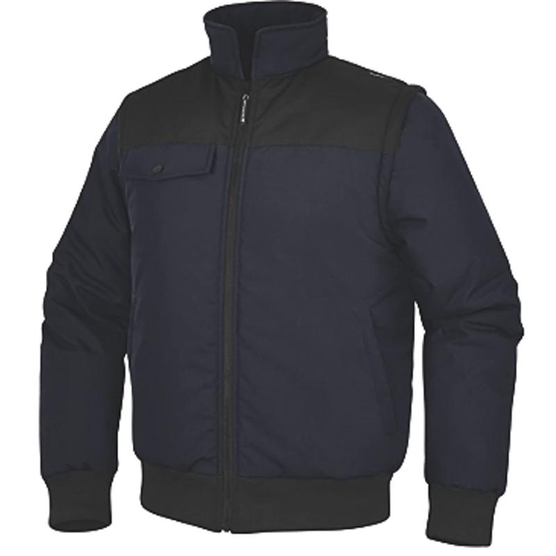 BLOUSON 2 EN 1 NEWDELTA2 À MANCHES AMOVIBLES BLEU MARINE/NOIR T2XL - DELTA PLUS - NEWD2MNXX