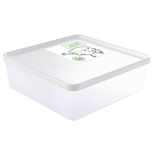 BOÎTE HERMÉTIQUE 25 L + COUVERCLE BLANC - GILAC