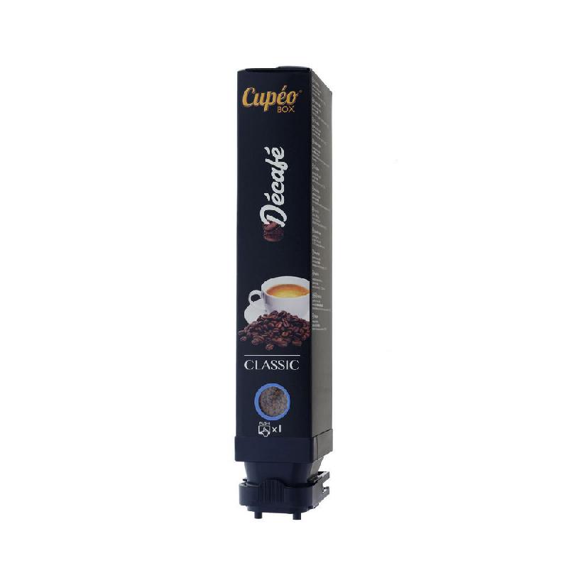 BOX CARTOUCHE DE BOISSONS CHAUDES CUPEO - 220 TASSES - CAFE DECAFEINE
