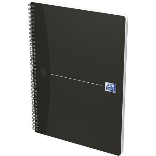 CAHIER OFFICE SPIRALE 210X297 180P 90G QUADRILLÉ 5/5 NOIR - OXFORD