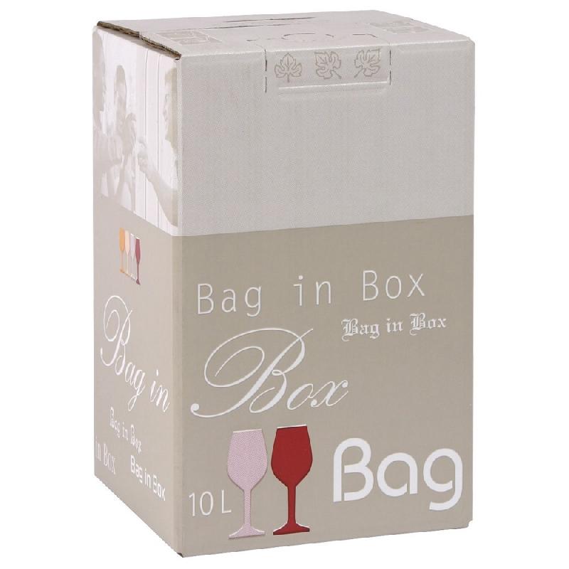 Carton décor Convivialité gris 10 Litres - Réf : CAR46CA160_0