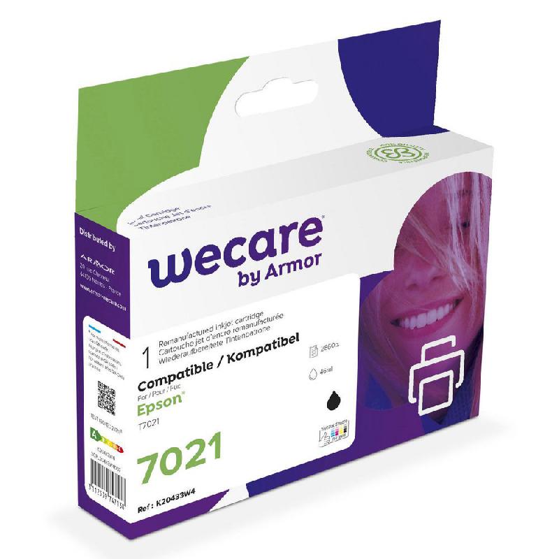 CARTOUCHE JET D'ENCRE REMANUFACTUREE - COMPATIBLE POUR ESPON T7021 - T7021 - PACK UNITAIRE NOIR