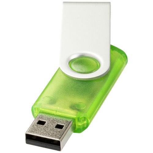 Clé USB 4 Go Rotate-translucent - plastique et aluminium - clés livrées séparément des conditionnements_0