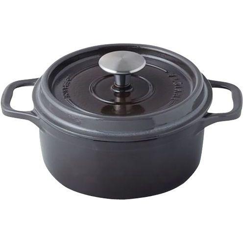 COCOTTE EN FONTE RONDE 28 CM -INVICTA- TAUPE - INVICTA