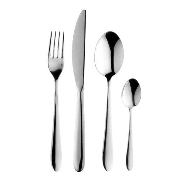 COUTEAU À DESSERT INOX 18/0 2MM FINITION MIROIR - LOT DE 6 - GUY DEGRENNE - CASSIOPÉE