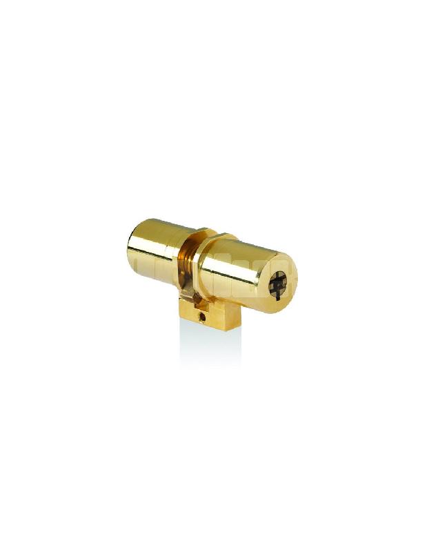 CYLINDRE MONOBLOC 954 LONGUEUR 30X30MM EN LAITON À 5 AILETTES DOUBLE ENTRÉE - POLLUX - 954533