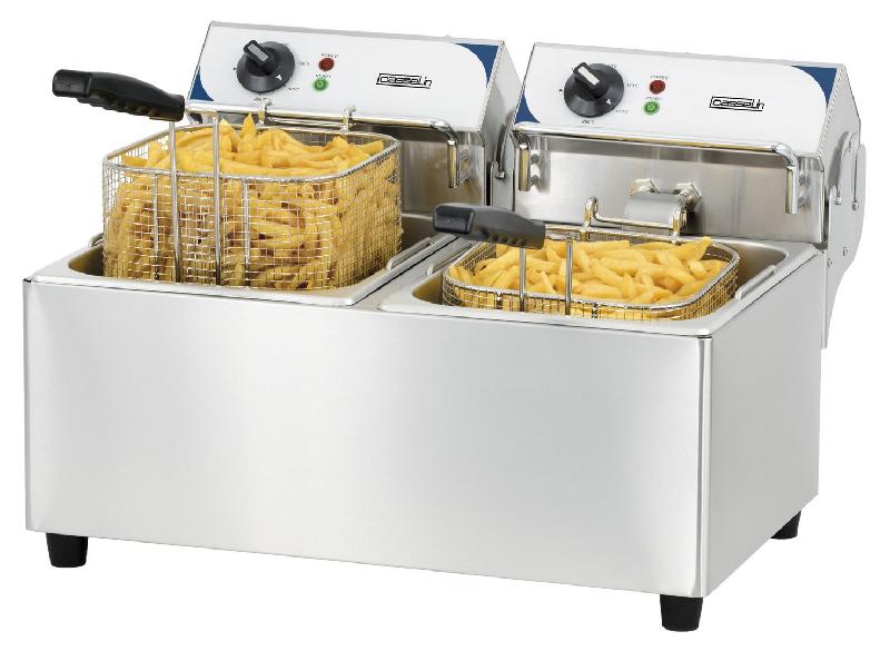 Friteuse professionnelle électrique - 2 x 7 litres - 2 800 W / 230 V - Modèle CFE72B_0