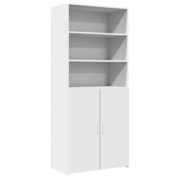 Helloshop26 - Buffet bahut commode armoire meuble de rangement organisateur cuisine salle de séjour salon haut 80 x 42,5 x 185 cm 02_0032775 - 300021_0