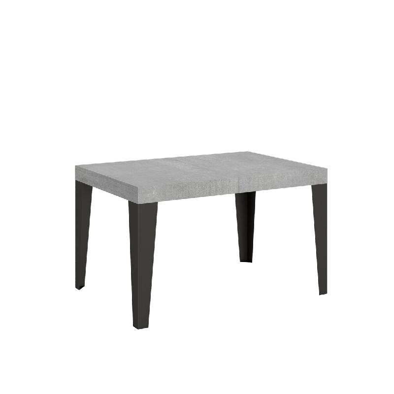 Itamoby Table Extensible 90X130/390 Cm Flame Cement Structure Anthracite - gris 8050598016039_0