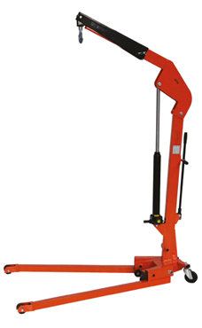 Levech622 - Grue d'atelier télescopique 2T - bras télescopique réglable et levage hydraulique_0