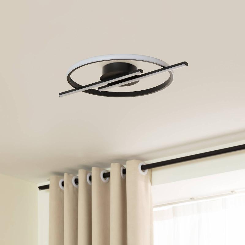 LINDBY BIRIELLE PLAFONNIER LED, STEPDIM, NOIR