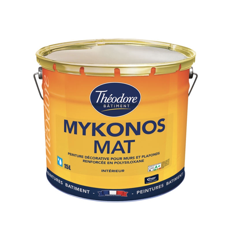 Peinture décorative pour murs et plafonds - Aspect mat profond - réf. Ag01395_0