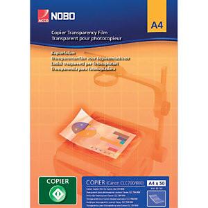 NOBO BOÎTE DE 100 TRANSPARENTS POUR COPIEUR