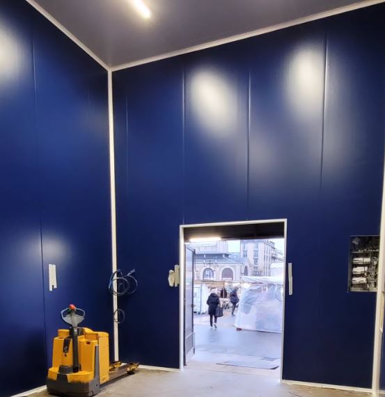 Panneaux isolants de chambre froide pour boucherie, fromagerie, poissonnerie_0