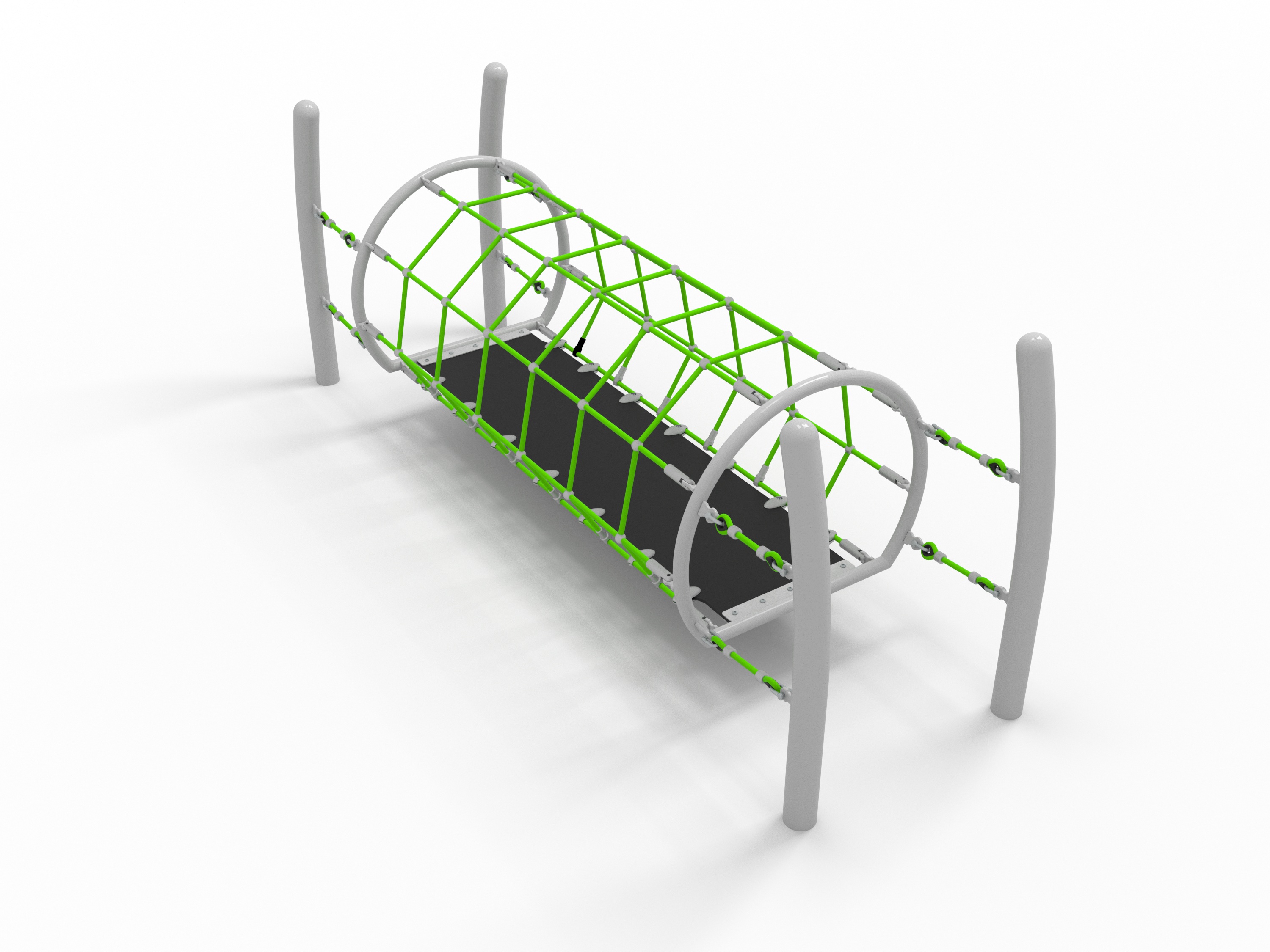 Parcours sportif pour enfants NRG Funnel-Web - Réf 8079856 - HAGS - Vert - Scellement béton_0