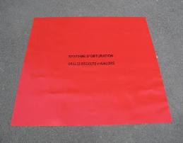 Plaque d'obturation pvc 90 x 90cm_0