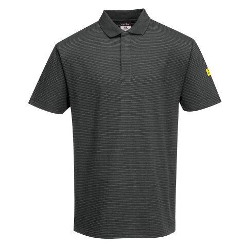 PORTWEST AS21 POLO ANTISTATIQUE ESD GRIS ZOOM - TAILLE XL