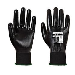 Portwest - Gants de protection contre les liquides en nitrile ALL FLEX GRIP Noir Taille 7 - 5036146009305_0