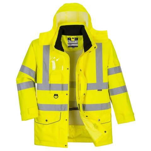 PORTWEST S427 PARKA HI-VIS 7-EN-1 JAUNE - TAILLE XS