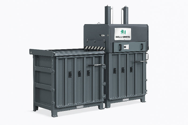 Presse à balle verticale SPV 200 II - Compactage et tri des déchets avec cerclage multiple_0