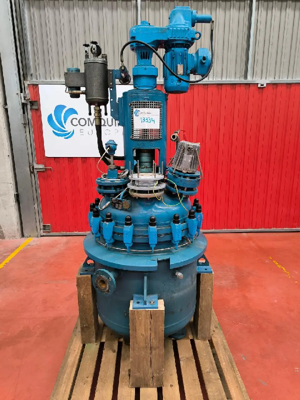 Réacteur émail dietrich 211 litres avec enveloppe et agitation - référence                        :                         c13334_0