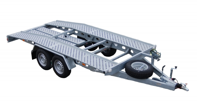 Remorque porte voiture-plateau - 4,50 X 2,10 M - 2700 KG - GALA TAURUS 4527_0