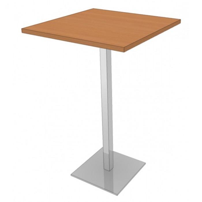 Table mange-debout carrée Linea - élégant design - 4 coloris et 3 dimensions disponibles_0