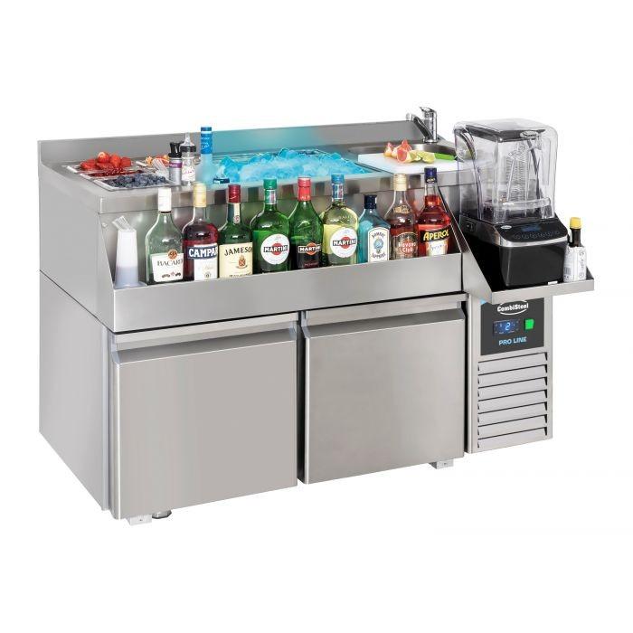 Table réfrigérée 2 portes avec bar à cocktails l760mm 7489.6000 COMBISTEEL_0