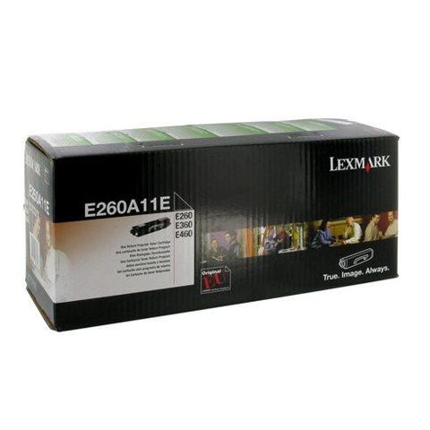TONER LEXMARK E260A11E NOIR POUR IMPRIMANTE LASER - LEXMARK