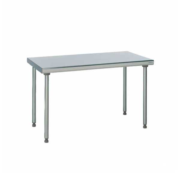TS15N600 - Table inox centrale profondeur 600 mm - Tournus - Hauteur 900 mm réglable - Certification NF Hygiène Alimentaire_0