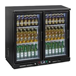 Virtus group Réfrigérateur Bar Avec 2 Portes Battante En Verre, 210 Litres, +2°/+12°C - Virtus - 9975F - 7864909594168_0