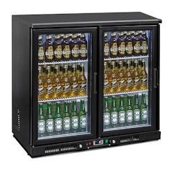 Virtus group Réfrigérateur Bar Avec 2 Portes Battante En Verre, 210 Litres, +2°/+12°C   Virtus   9975F - blanc 7864909594168_0