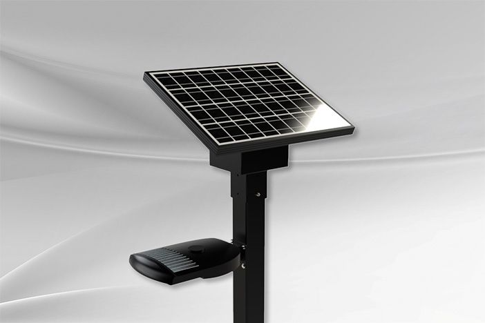 Lampadaire solaire commercial  pour éclairage de stationnements, parcs publics,...- Autonomie de 10 jours - ZX60 - Vision Solaire inc_0