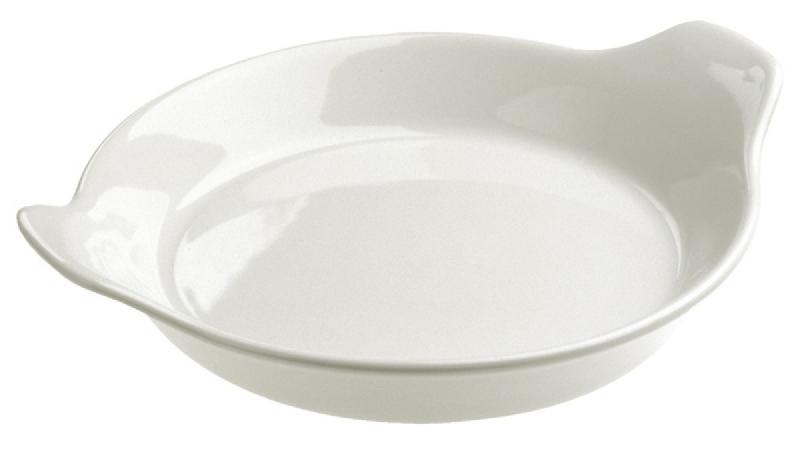 PLAT À OREILLES ROND BLANC PORCELAINE Ø 15 CM FRENCH CLASSICS REVOL