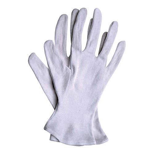 Gants de protection REIS - Blanc - 8 tailles disponibles - Lot de 12 - Confort et ajustement parfait_0