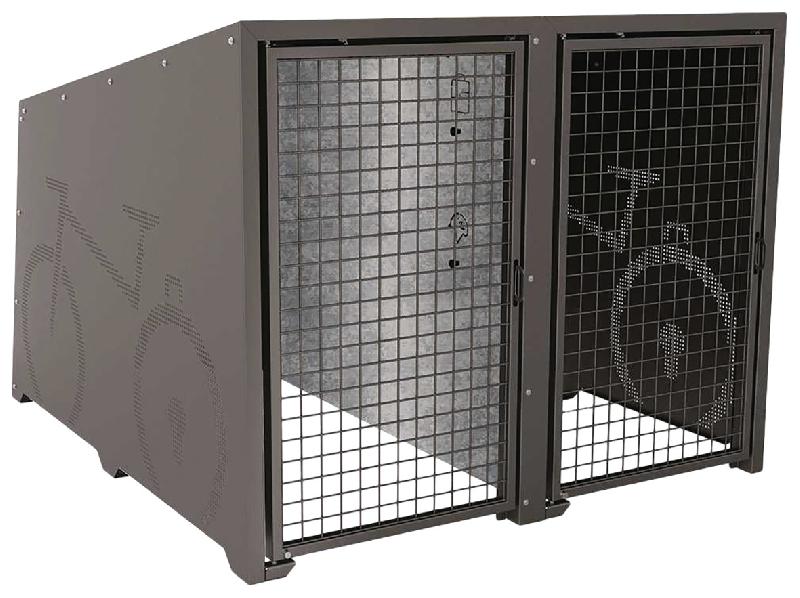 ABRI VÉLOS BERLIN INITIAL 2 PLACES PORTES PEINTES - GRIS PROCITY - MANUTAN COLLECTIVITÉS