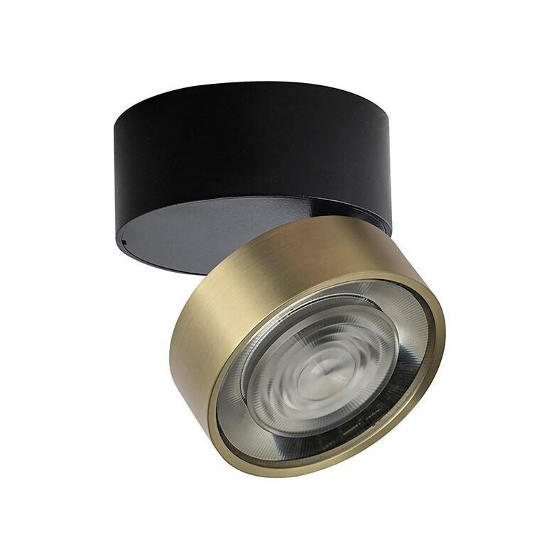 Applique/Plafonnier Led Série Hole 7W 3000K Cri90 Noir/Or - Éclairage Intérieur À Haute Efficacité - Rossini Illuminazione - doré 8015421697724_0