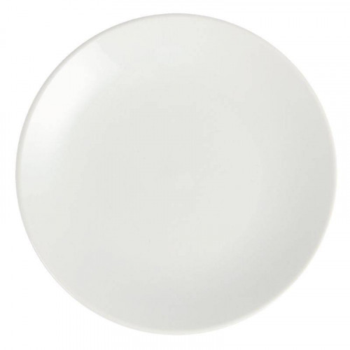 ASSIETTES COUPES EN PORCELAINE BLANCHE OLYMPIA Ø 150 MM - LOT DE 12