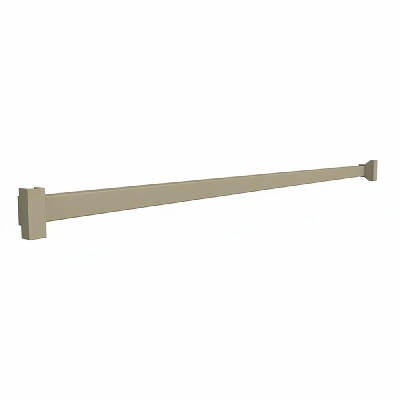 Barre de charge pour tube 25x15 mm - 1232x44mm - champagne_0